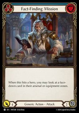 Fact-Finding Mission (Blue) (Rainbow Foil) - Part the Mistveil (Common) [MST-208]