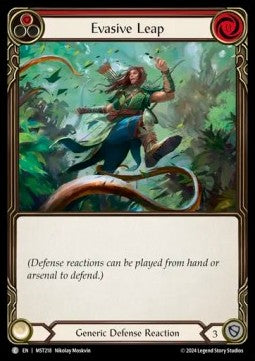 Evasive Leap (Red) (Regular) - Part the Mistveil (Common) [MST-218]