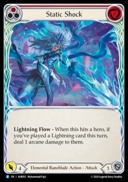 Static Shock (Red) (Regular) - First Strike: Aurora (Rare) [AUR-012]