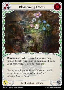 Blossoming Decay (Yellow) (Regular) - Rosetta (Common) [ROS-050]