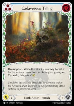 Cadaverous Tilling (Blue) (Rainbow Foil) - Rosetta (Common) [ROS-054]