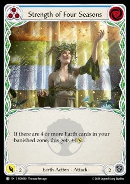 Strength of Four Seasons (Blue) (Regular) - Rosetta (Common) [ROS-060]