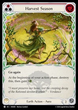 Harvest Season (Red) (Rainbow Foil) - Rosetta (Common) [ROS-061]