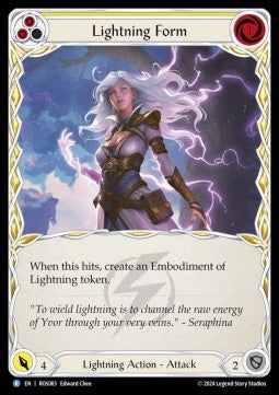 Lightning Form (Yellow) (Rainbow Foil) - Rosetta (Rare) [ROS-083]