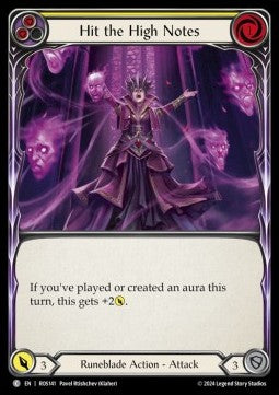 Hit the High Notes (Yellow) (Rainbow Foil) - Rosetta (Common) [ROS-141]