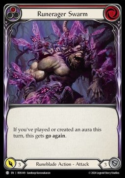 Runerager Swarm (Red) (Rainbow Foil) - Rosetta (Common) [ROS-149]
