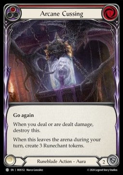 Arcane Cussing (Red) (Regular) - Rosetta (Common) [ROS-152]