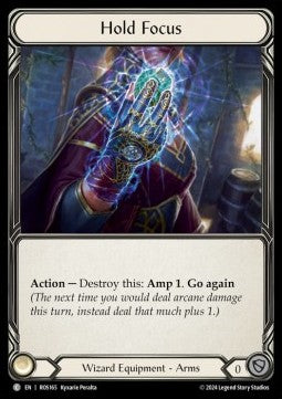 Hold Focus (Cold Foil) - Rosetta (Common) [ROS-165]
