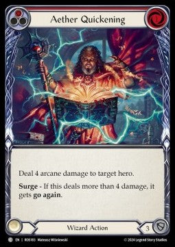 Aether Quickening (Red) (Regular) - Rosetta (Common) [ROS-183]
