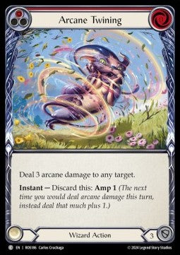 Arcane Twining (Red) (Regular) - Rosetta (Common) [ROS-186]