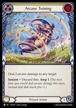 Arcane Twining (Yellow) (Regular) - Rosetta (Common) [ROS-187]