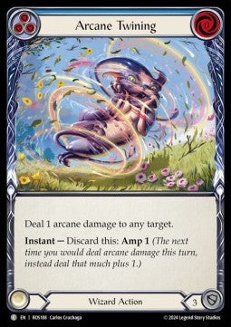 Arcane Twining (Blue) (Regular) - Rosetta (Common) [ROS-188]