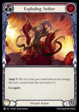 Exploding Aether (Red) (Rainbow Foil) - Rosetta (Common) [ROS-192]