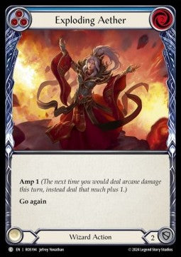 Exploding Aether (Blue) (Regular) - Rosetta (Common) [ROS-194]