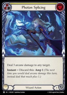 Photon Splicing (Yellow) (Rainbow Foil) - Rosetta (Common) [ROS-205]