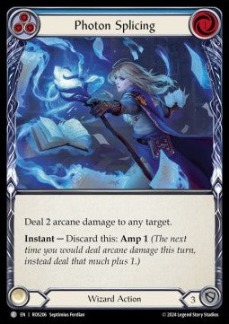 Photon Splicing (Blue) (Rainbow Foil) - Rosetta (Common) [ROS-206]