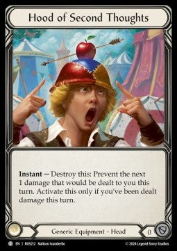 Hood of Second Thoughts (Cold Foil) - Rosetta (Common) [ROS-212]