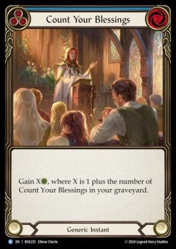 Count Your Blessings (Blue) (Regular) - Rosetta (Rare) [ROS-225]