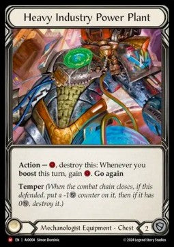 Heavy Industry Power Plant (Rainbow Foil) - Armory Deck: Dash I/O (Majestic) [AIO-004]