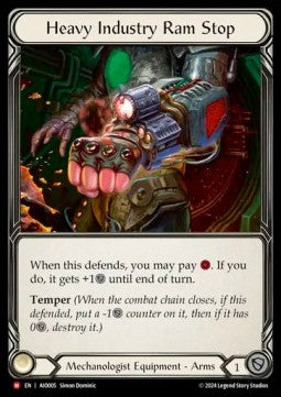 Heavy Industry Ram Stop (Rainbow Foil) - Armory Deck: Dash I/O (Majestic) [AIO-005]