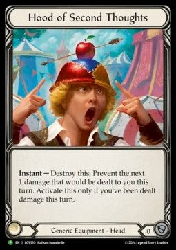 Hood of Second Thoughts (Rainbow Foil)