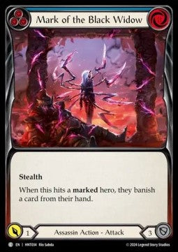 Mark of the Black Widow (Blue) (Regular) - The Hunted (Common) [HNT-034]