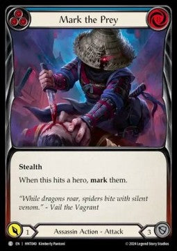 Mark the Prey (Blue) (Rainbow Foil) - The Hunted (Common) [HNT-040]