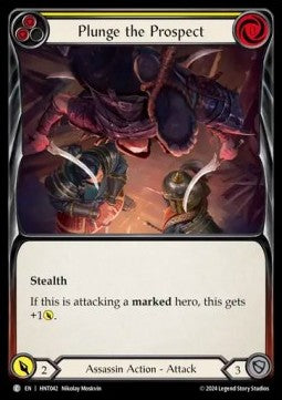 Plunge the Prospect (Yellow) (Regular) - The Hunted (Common) [HNT-042]