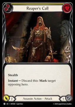 Reaper's Call (Yellow) (Regular) - The Hunted (Common) [HNT-045]