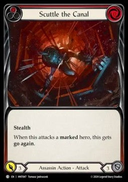Scuttle the Canal (Red) (Rainbow Foil) - The Hunted (Common) [HNT-047]