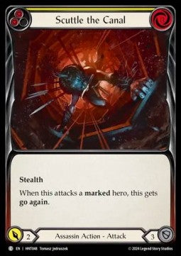 Scuttle the Canal (Yellow) (Rainbow Foil) - The Hunted (Common) [HNT-048]
