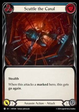 Scuttle the Canal (Blue) (Rainbow Foil) - The Hunted (Common) [HNT-049]