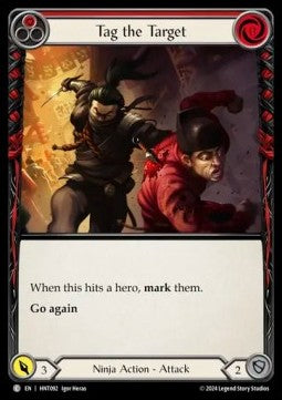 Tag the Target (Red) (Regular) - The Hunted (Common) [HNT-092]