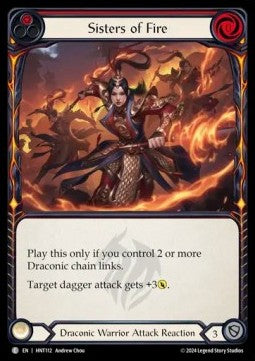 Sisters of Fire (Rainbow Foil) - The Hunted (Common) [HNT-112]