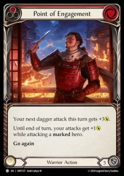 Point of Engagement (Red) (Rainbow Foil) - The Hunted (Common) [HNT-137]
