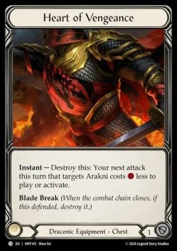 Heart of Vengeance (Regular) - The Hunted (Common) [HNT-145]