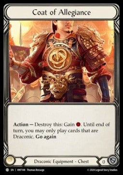 Coat of Allegiance (Regular) - The Hunted (Common) [HNT-148]