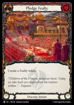 Pledge Fealty (Regular) - The Hunted (Common) [HNT-164]