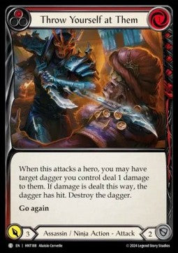 Throw Yourself at Them (Red) (Regular) - The Hunted (Common) [HNT-188]