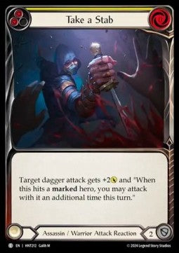 Take a Stab (Yellow) (Regular) - The Hunted (Common) [HNT-212]