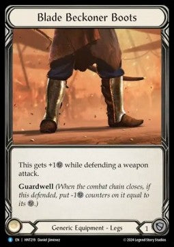 Blade Beckoner Boots (Cold Foil) - The Hunted (Rare) [HNT-219]