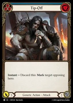 Tip-Off (Blue) (Regular) - The Hunted (Common) [HNT-234]