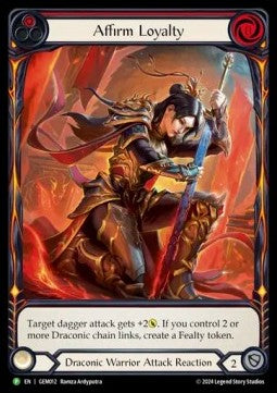 Affirm Loyalty (Extended Art Rainbow Foil) - FAB Promos (Promo) [FAB-012]