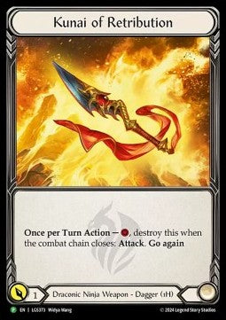 Kunai of Retribution (Rainbow Foil)