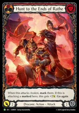 Hunt to the Ends of Rathe (Extended Art Rainbow Foil) - GEM Pack Promos (Promo) [GEM-015]