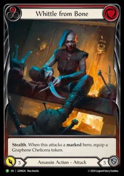 Whittle from Bone (Red) (Extended Art Rainbow Foil) - GEM Pack Promos (Promo) [GEM-026]