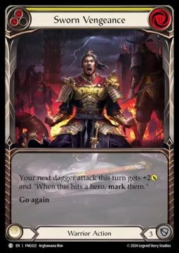 Sworn Vengeance (Yellow) (Extended Art Regular) - The Hunted - Fang Blitz Deck (Common) [FNG-022]