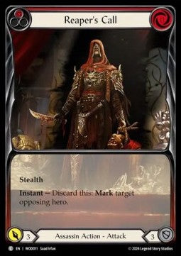 Reaper's Call (Red) (Extended Art Regular)