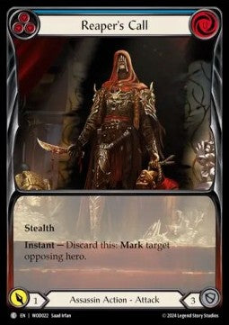 Reaper's Call (Blue) (Extended Art Regular)