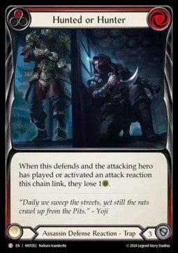 Hunted or Hunter (Rainbow Foil) - The Hunted (Common) [HNT-52]